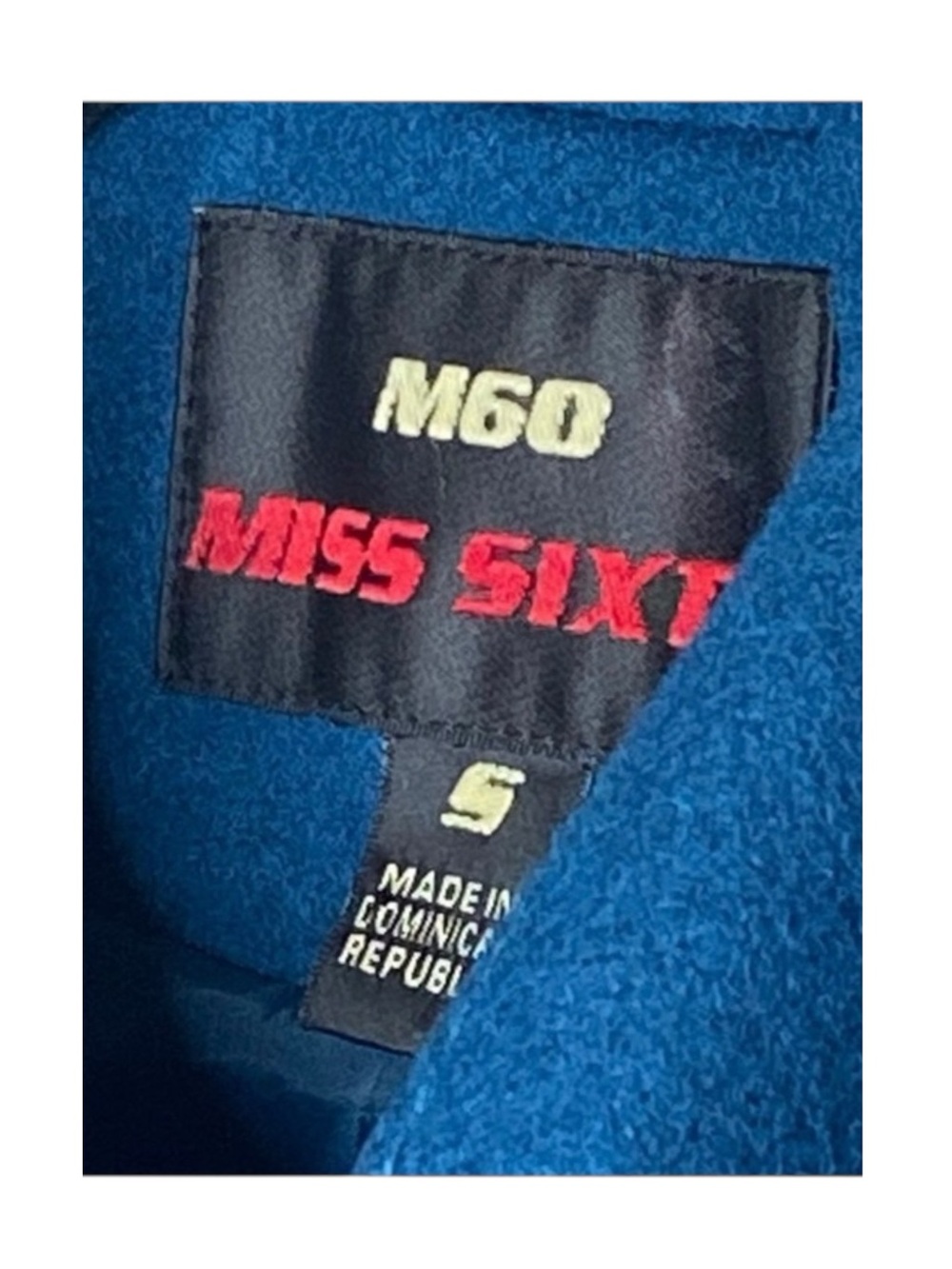 Miss Sixty ☻︎ Wool Double Breasted Pea Coat w/ Stitch Detail ☻︎ Aegean Blue ☻︎ S - Picture 11 of 16